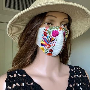 Reusable, Washable hand embroidered Face m…